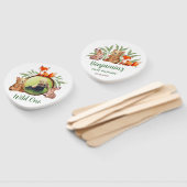 Wild ein Foto Woodland Animals Fox ersten Geburtst Fächer (Non-assembled)