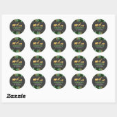 Wild-ein-Gastgeschenk-Markierung Sticker Jungle An (Blatt)