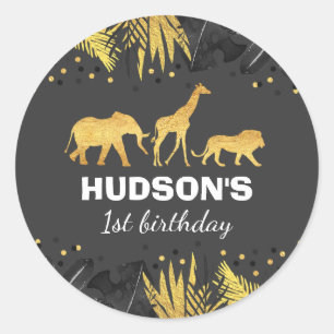 Wild-ein-Gastgeschenk-Markierung Sticker Jungle An