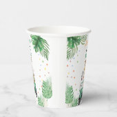 Wild ein Geburtstag Einladung Safari Tiere Balloo Pappbecher (Rechts)