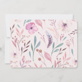 Wild ein Geburtstag Foto Party einladen. Einladung (Rückseite)