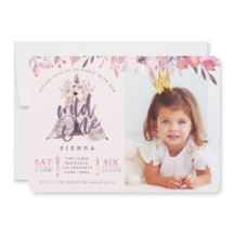 Wild ein Geburtstag Foto Party einladen.