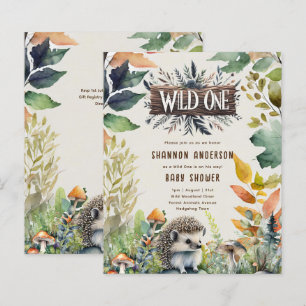 Wild ein Igel Baby Woodland Animals