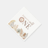 Wild ein neutrales Blätter Serviette (Ecke)