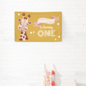 Wild ein Party Tiergiraffe Banner (InSitu)
