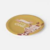 Wild ein Party Tiergiraffe Pappteller (Schrägansicht)