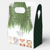 Wild ein Safari-Thema zum ersten Geburtstag Geschenkschachtel (Geöffnet)