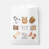 Wild ein Safari-Thema zum ersten Geburtstag Geschenktütchen (Vorderseite)