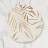 Wild ein Safari Tiere giraffe Geburtstag Danke Geschenkanhänger (Rückseite)