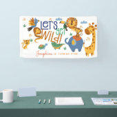Wild-ein-Safari-Tiere Kindergeburtstag Party Banner (Messe)
