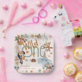 Wild-ein-Safari-Tiere Kindergeburtstag Party Pappteller (Party)