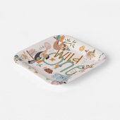 Wild-ein-Safari-Tiere Kindergeburtstag Party Pappteller (Gewinkelt)