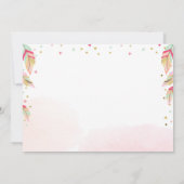 Wild Eine Geburtstagseinladung Erstes Geburtstagsm Einladung (Rückseite)