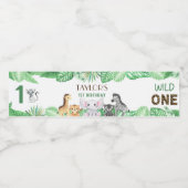 Wild eine neutrale Feier - Safari Abenteuer! Wasserflaschenetikett (Einzelnes Label)