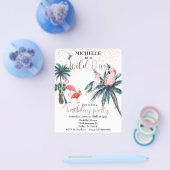 Wild eine Rose Gold Tropical Birds Budget Flyer (Einzeln)