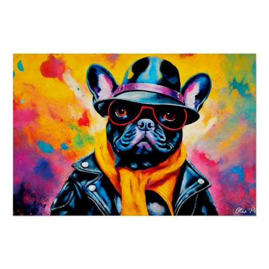 WILD-EINFRANZÖSISCHER BULLDOG 6 POSTER (Vorderseite)