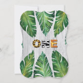 Wild Einladung zum Geburtstag. Junge Dschungelsafa (Rückseite)