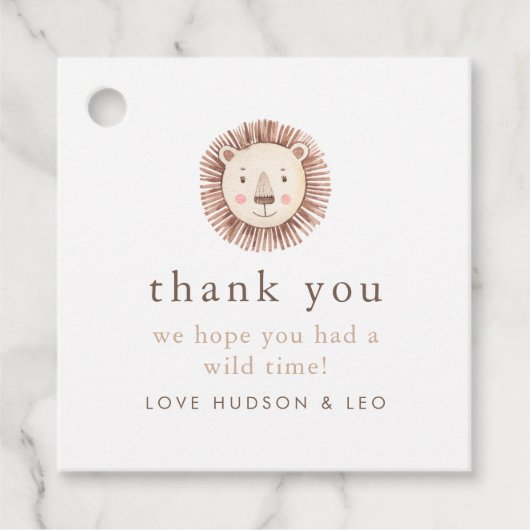 Wild Eins und Vier-Ever Wild Joint Party Geschenkanhänger (Vorderseite)