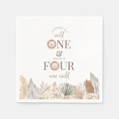 Wild Eins und Vier-Ever Wild Joint Party Serviette (Vorderseite)