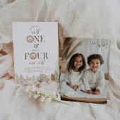 Wild Eins und Vier je Wild Joint Invite Foto Einladung