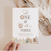 Wild Eins und Wild und drei gemeinsame Einladung