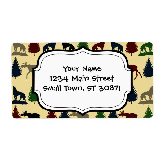 Wild Elche Wolf Wilderness Mountain Kabine Rustika (Vorne)