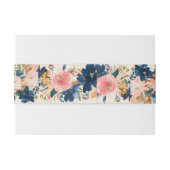 Wild Elegance | Hochzeitsmarsch und Hochzeit von G Einladungsbanderole (Rückseitenbeispiel)