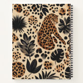 Wild Elegance Leopard Skin Notebook Notizblock (Rückseite)