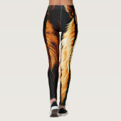 Wild Elegance: Lioness Printed Leggings (Rückseite)