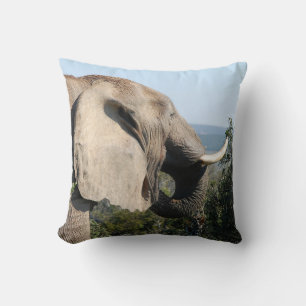 Wild Elephant Eating, Südafrika Kissen