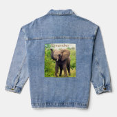 Wild Elephant Jeansjacke (Rückseite)