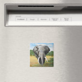 Wild Elephant Magnet (In Situ (Geschirrspüler))
