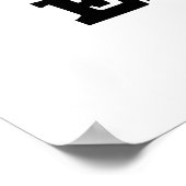 Wild Enamel Funny Wild Animal Tooth Puff Poster (Ecke)