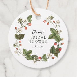 Wild-Erdbeeren-Brautparty Geschenkanhänger