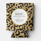 Wild & Exotic Leopard Druckmuster Bachleorette Dosenkühler (Vorderseite)