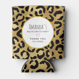 Wild & Exotic Leopard Druckmuster Bachleorette Dosenkühler
