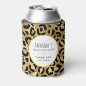 Wild & Exotic Leopard Druckmuster Bachleorette Dosenkühler (Kanne Rückseite)