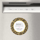 Wild & exotisch Leopard Druckmuster Bachelorette Magnet (In Situ (Geschirrspüler))