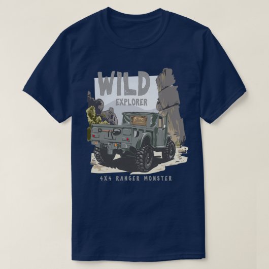 Wild Explorer T-Shirt (Design vorne)