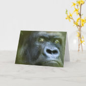 Wild Eyes - Silverback ArtCard Karte (Gelbe Blume)