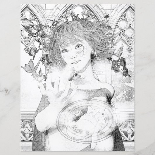 Wild Fairy Hexenfarbenpapier (Vorderseite)