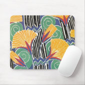 Wild farbenfrohe Art Deco Mousepad (Mit Mouse)