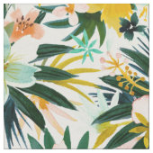 WILD FELS Tropischer Hibiskus Stoff (Nahaufnahme)