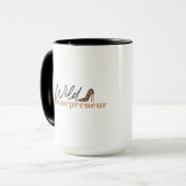 Wild Femmepreneur Tasse White (Vorderseite Links)