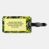 Wild Fern Abstrakter Gepäckträger Gepäckanhänger (Rückseite horizontal)