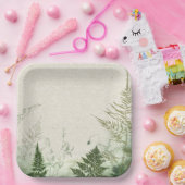Wild Fern Paper Plate Pappteller (Party)