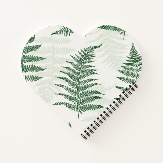 Wild Ferns Green Notizblock (Rückseite)