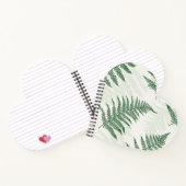 Wild Ferns Green Notizblock (Innenseite)