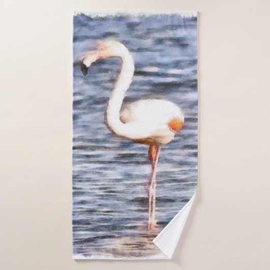 Wild Flamingo Badehandtuch (Badehandtuch)