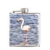 Wild Flamingo Flachmann (Vorderseite)